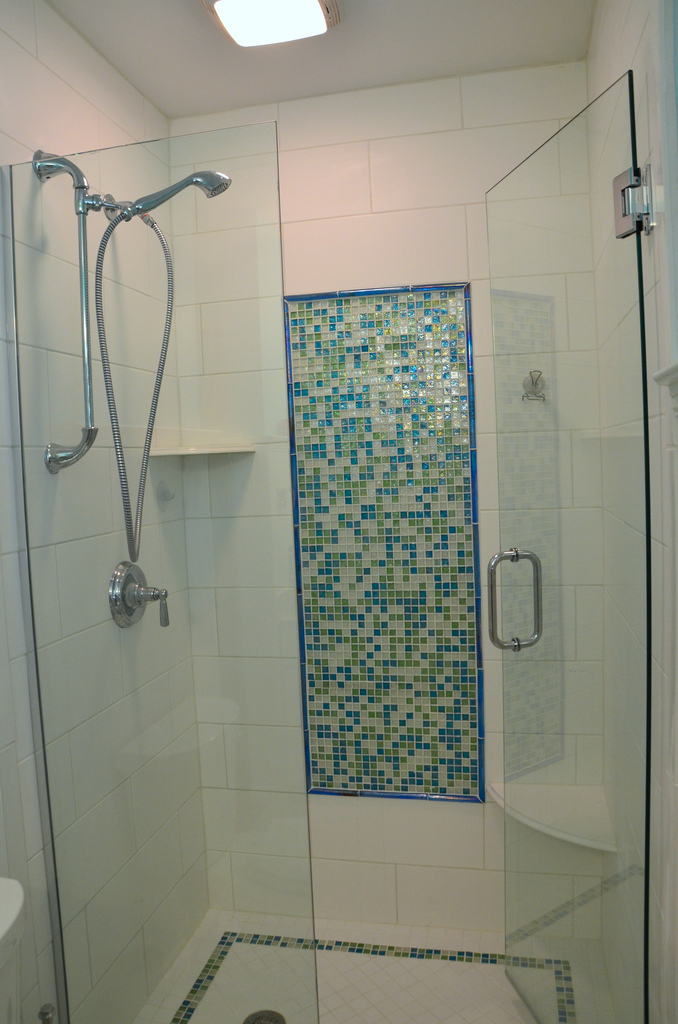 After Bathroom Remodel - New Tile Shower
