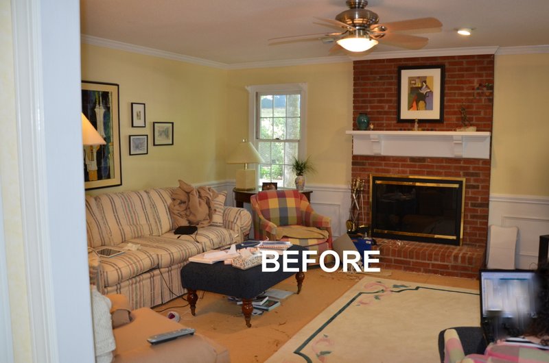 Before Whole House Remodel - Family Room