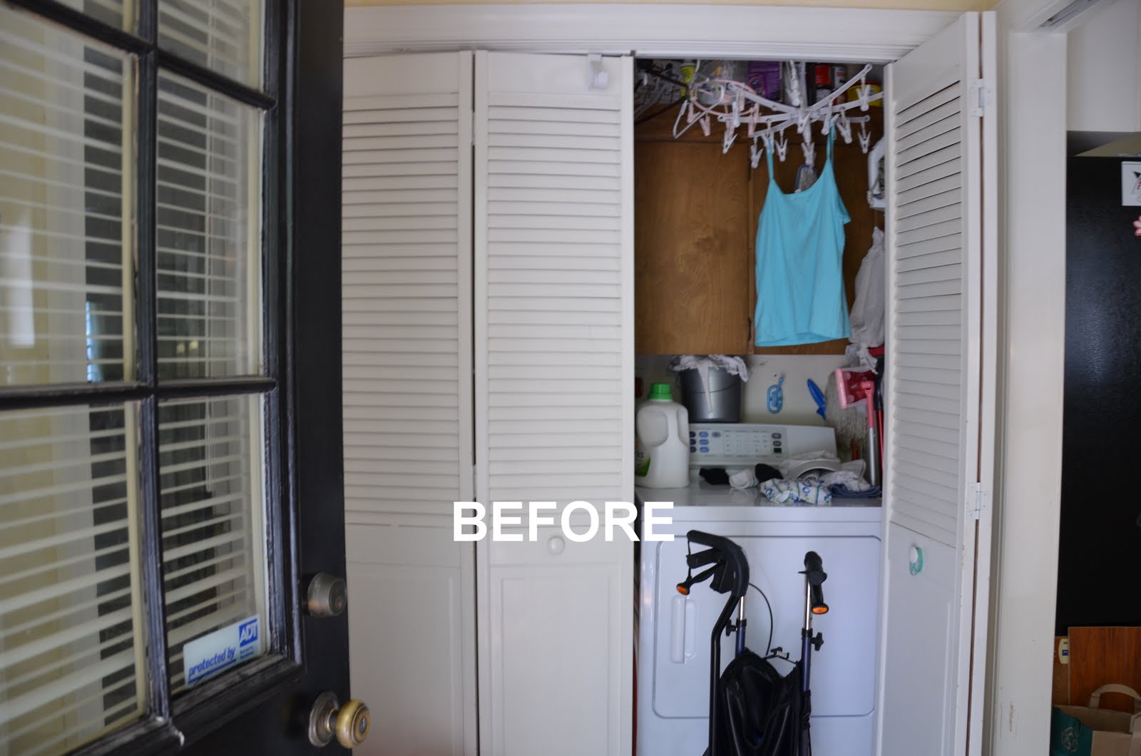 Before Whole House Remodel - Laundry Room