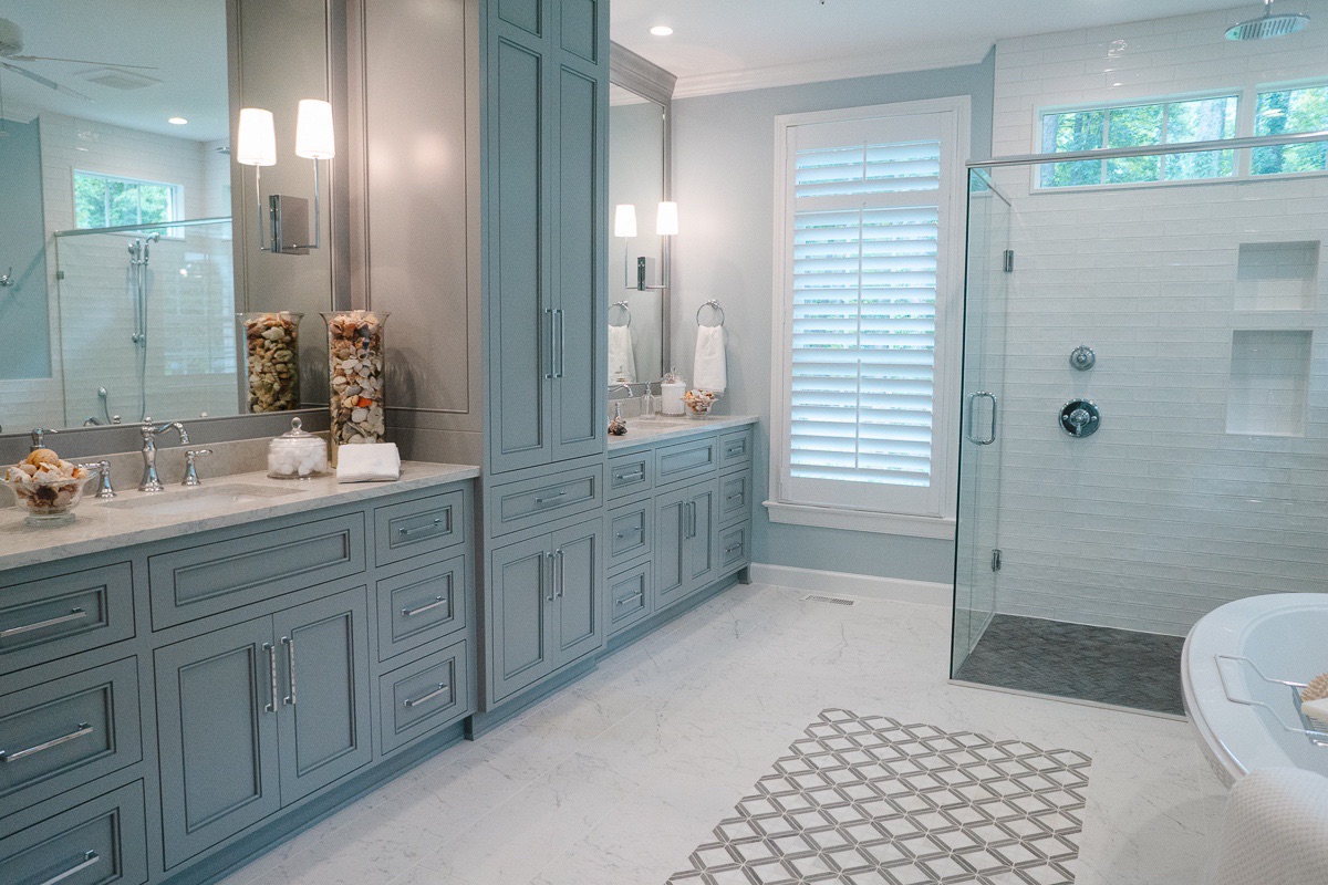 Master Bathroom Remodel Trendmark Inc Raleigh Nc