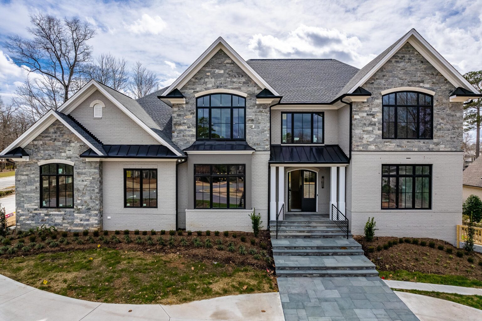 Pond Bluff Front of Home