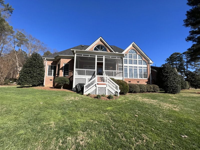 Before Picture of Back Exterior